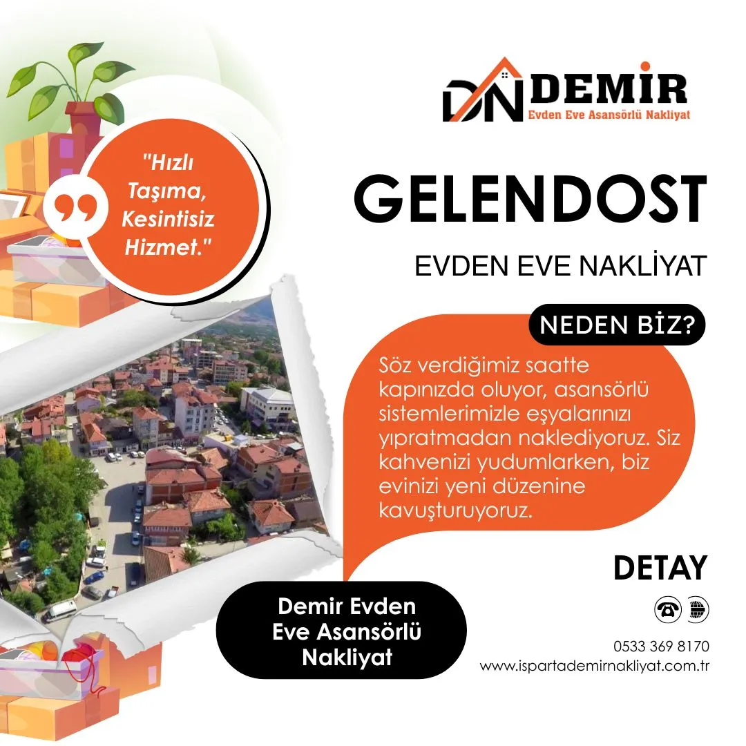 Gelendost Evden Eve Nakliyat